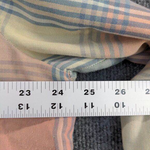 Ms Russ Womens Button Front Shirt Multi Plaid XXL Button Front Long Sleeve - Picture 16 of 16